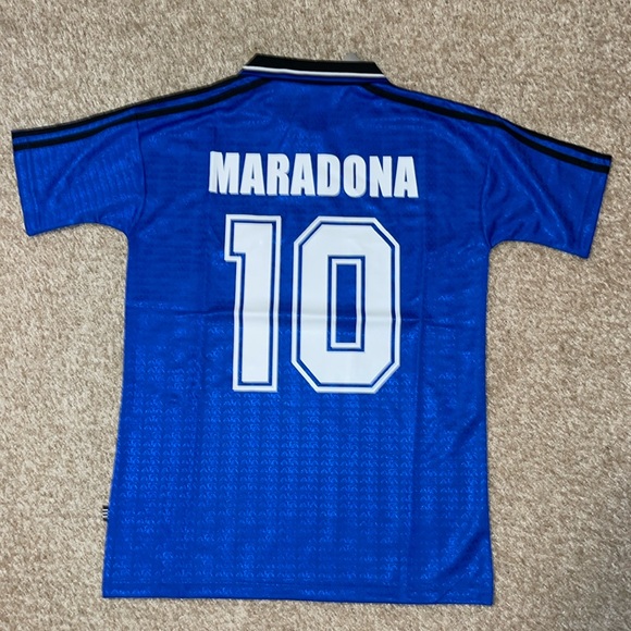 Adidas Argentina Maradona 1994 Retro Men’s Away Soccer Jersey🆕 - Picture 1 of 6